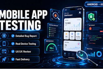 test your android or ios mobile app and provide a detailed bug report