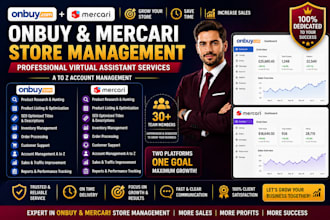 be your onbuy and mercari virtual assistant store manager