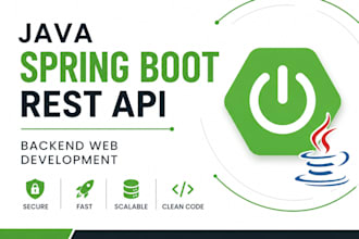 develop custom java spring boot rest API