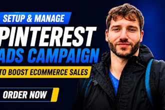 setup and manage pinterest ads campaign to boost ecommerce sales