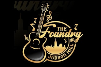 design custom foundry music brand logo