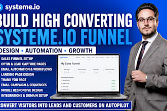build systeme io funnel email automation systeme io optin page lead capture page