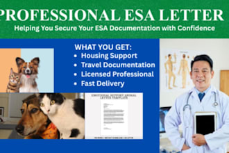 professionally format, edit, and customize your esa housing document