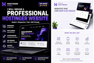 design a website using hostinger website builder