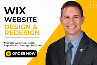 redesign wix website, wix website design expert, wix business website