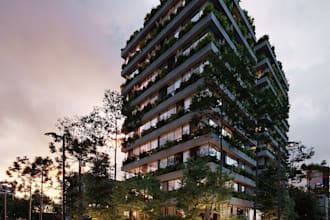 create 3d architectural models and photorealistic renders