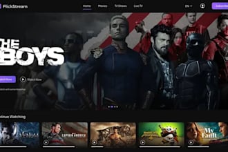 build custom iptv app, video streaming app, smart TV app, android TV app, rokutv
