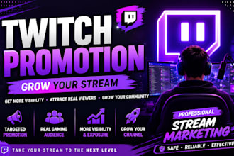 twitch promotion, twitch audience targeting, channel growth