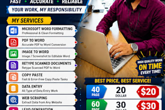 do affordable and accurate ms word typing with urgent delivery