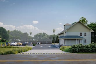 design 2d, 3d car park, parking lot, aircraft hangar design, parking garage