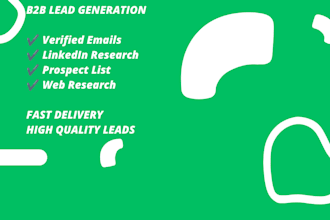 do targeted b2b lead generation with verified email list