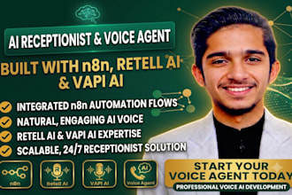 build n8n ai receptionist and ai voice agent using retell ai and vapi ai