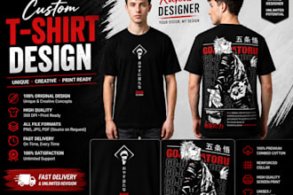 design trendy and unique tshirt graphics