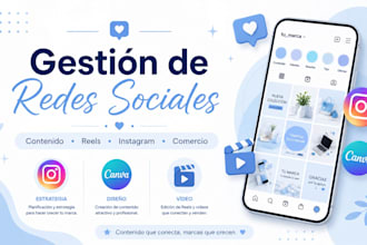 crearé contenido básico y gestionaré tus redes sociales