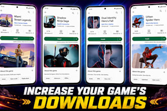 create high converting app store and playstore screenshots for your mobile game
