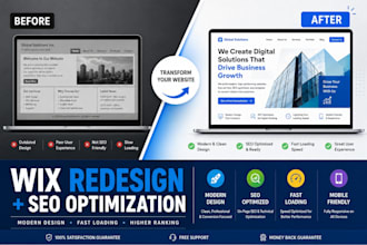 wix website redesign with seo optimization