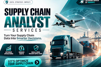 build power bi and excel supply chain dashboards