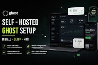 install and set up self hosted ghost cms on your vps with SSL and mailgun