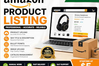 create amazon product listing and catalog management