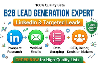 be your b2b lead generation and linkedin expert