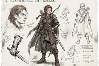 sketch any character in any way