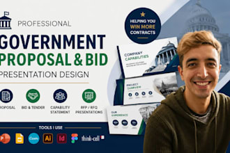 design government proposal, bid presentation, capability statement, powerpoint