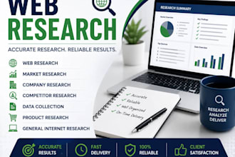 do professional web research and internet research