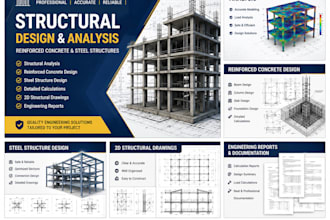 do structural design and analysis for your building