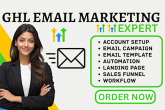 design gohighlevel email marketing campaign ghl email template email automation