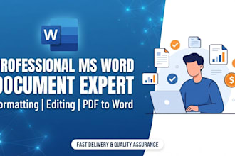 format, design, and layout your ms word document
