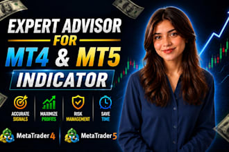 develop mt4 mt5 expert advisor eas, indicator or trading bot