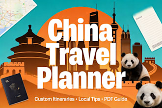 create a personalized china travel itinerary for your trip