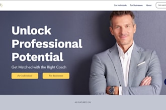 design wix business coach website life coaching consultant career coach website