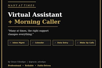 be your daily morning accountability caller