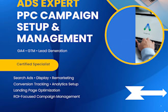 create and manage google ads PPC campaigns for lead generation