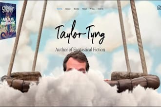design wix author website book writer ebook publishing website poet website