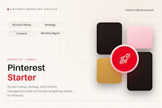 do pinterest starter setup and monthly content strategy