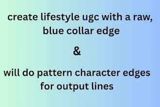 do pattern character edges for output lines