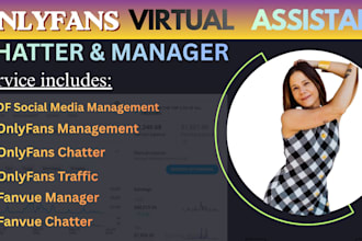 be your expert only fans chatter and virtual assistant onlyfan manager