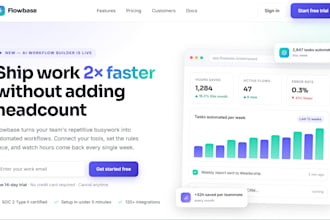 develop a modern responsive business website that loads fast