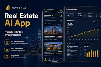 build real estate ai app for property finder, rental manager, investor tracking