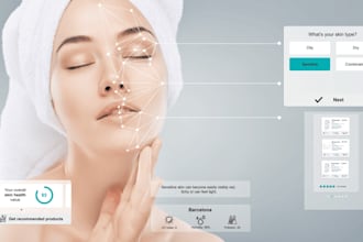 develop ai skincare app, ai skin analysis app, skincare website