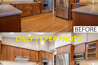 professionally edit hdr real estate photo in photoshop