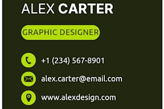 design modern business cards in canva