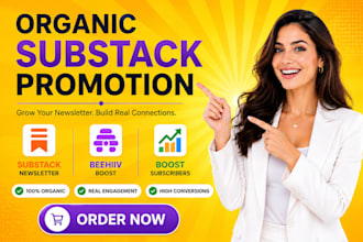 do substack promotion, link promotion, increase newsletter subscribers
