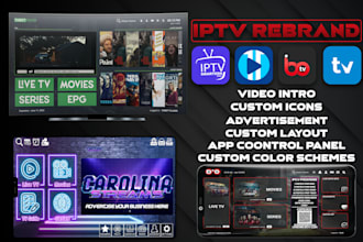 rebrand your latest tivimate app with admin panel
