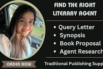 find literary agents, synopsis, write query letter, book proposal