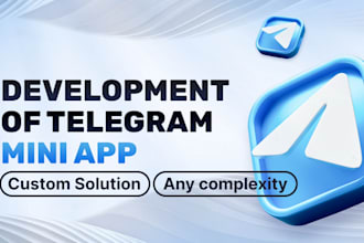 develop a custom telegram mini app for your business