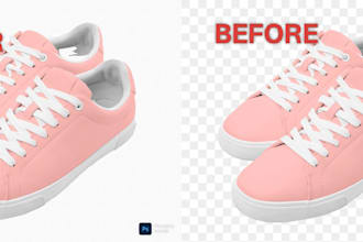 enhance, retouch and remove background of product photos