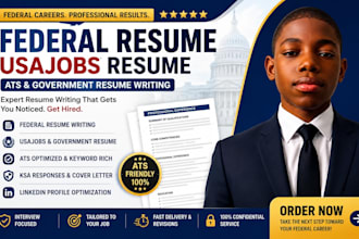 write federal resume, usajobs resume, ats resume and government resume